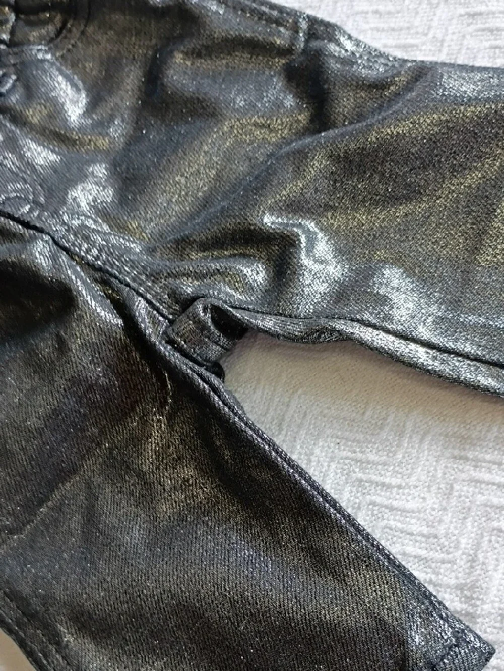 GAP Shiny Metallic Black Toddler Pants